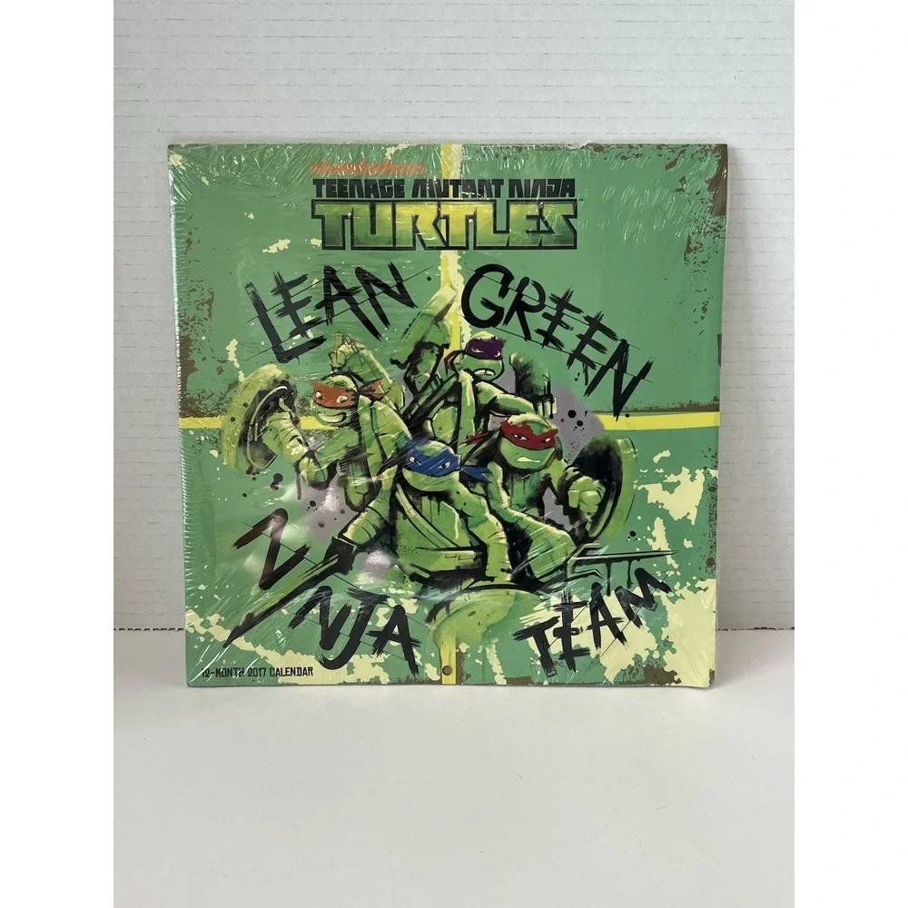 2017 Calendar Lean Green Ninja Team Teenage Mutant Ninja Turtles